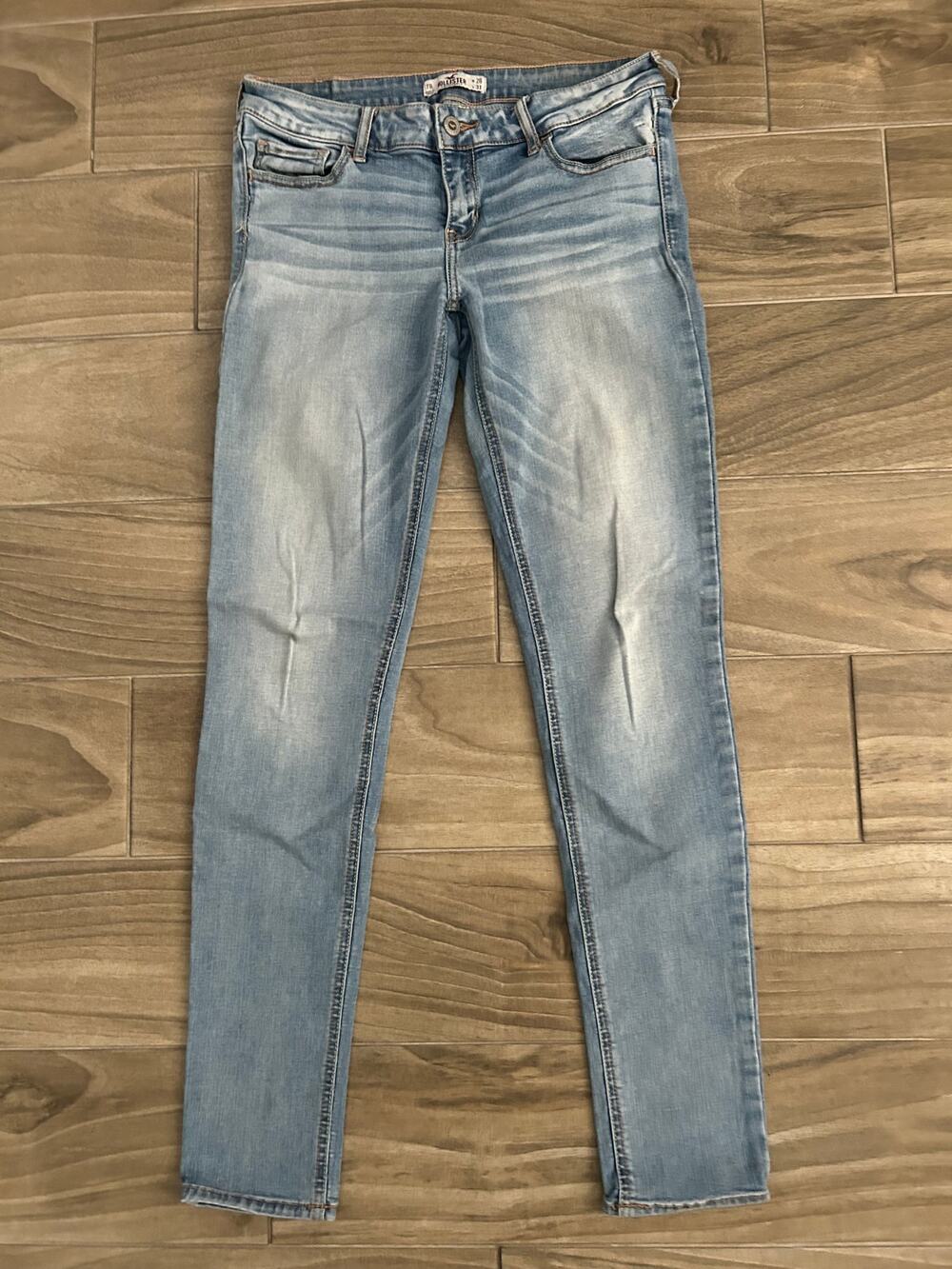 HOLLISTER BLUE SKINNY JEANS SIZE 7